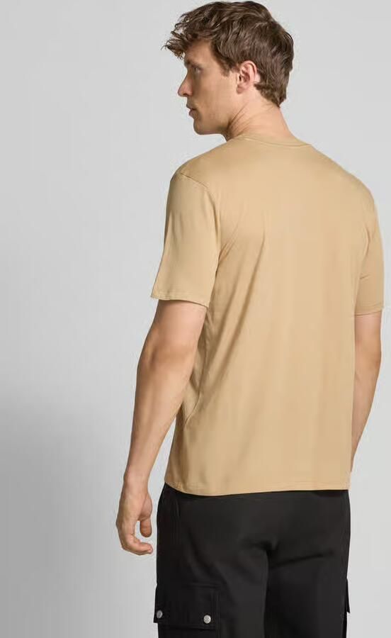 HUGO T-shirt met labelprint model 'DULIVIO'