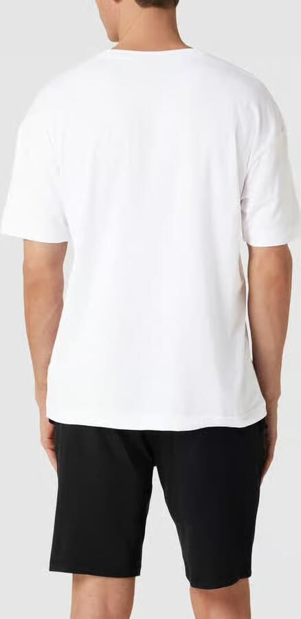 HUGO T-shirt met labelprint model 'Unite'