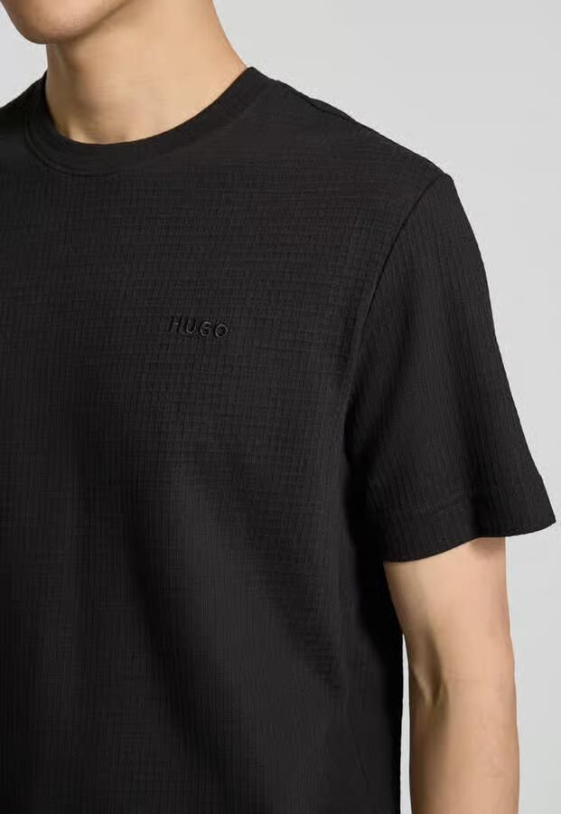 HUGO underwear T-shirt Austin T-Shirt Wafelstructuur en logo-borduursel - Foto 4