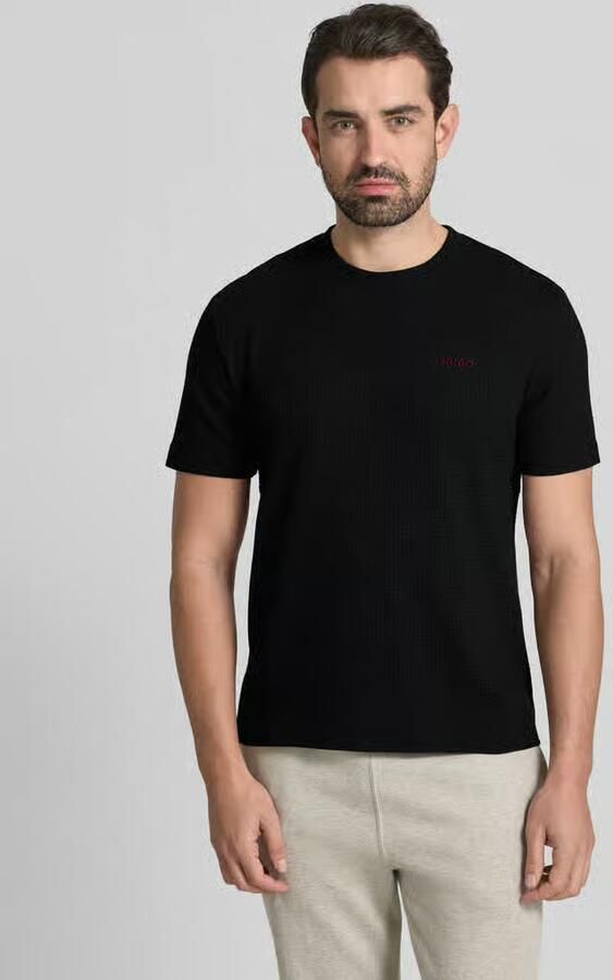 HUGO underwear T-shirt Austin T-Shirt Wafelstructuur en logo-borduursel - Foto 17