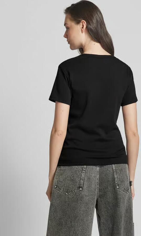 HUGO T-shirt met labelstitching model 'Deloris'