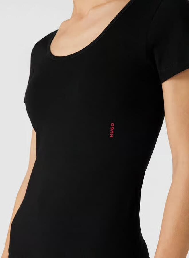HUGO T-shirt met ronde hals in een set van 2 stuks - Foto 2