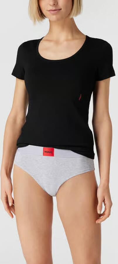 HUGO T-shirt met ronde hals in een set van 2 stuks - Foto 2