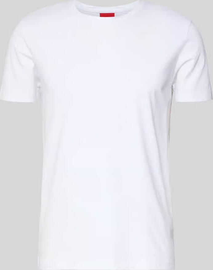 HUGO T-shirt met logoprint in een set van 2 stuks model ' -Round'