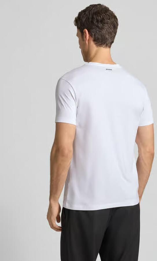 HUGO T-shirt met logoprint in een set van 2 stuks model ' -Round' - Foto 2