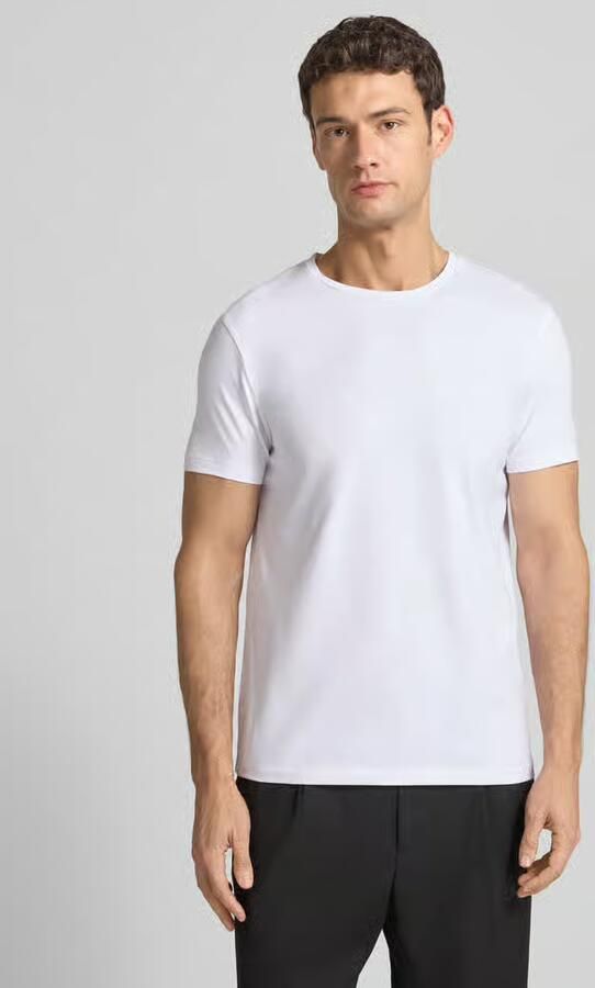 HUGO T-shirt met logoprint in een set van 2 stuks model ' -Round' - Foto 3