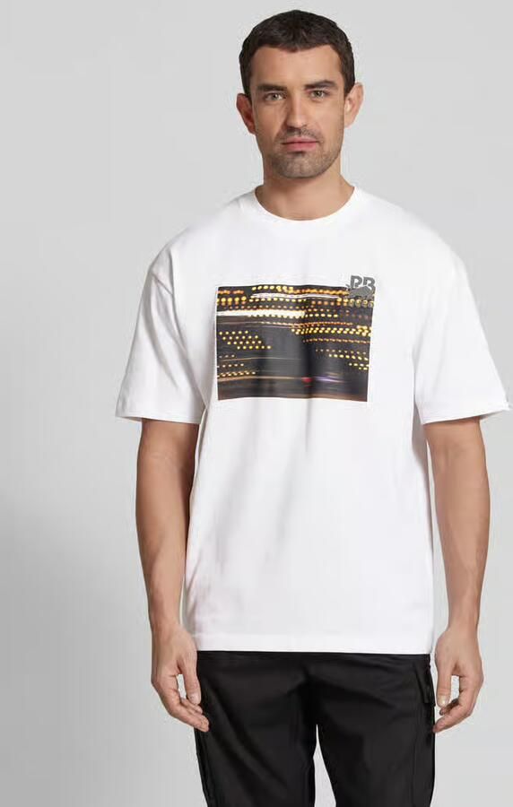 HUGO T-shirt met motiefprint model 'Daveley' - Foto 2