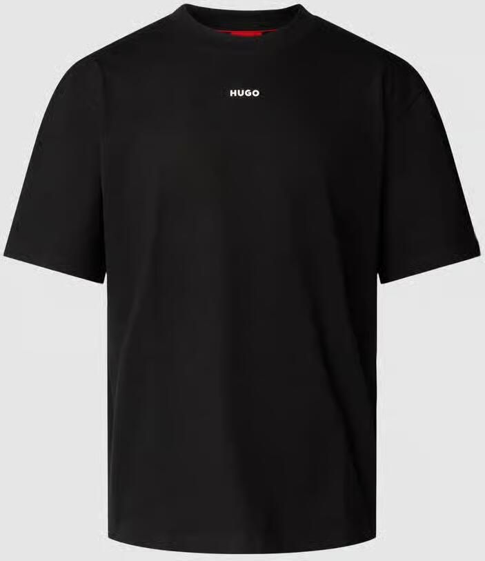HUGO T-shirt met normaal model en labelprint - Foto 3