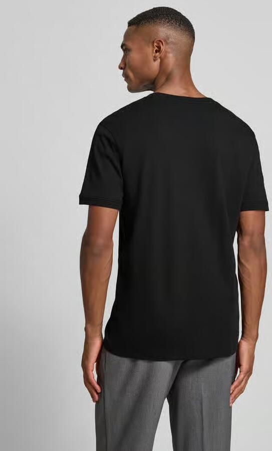 Hugo Boss Zwart T-shirt Regular Fit Jersey Black Heren - Foto 3
