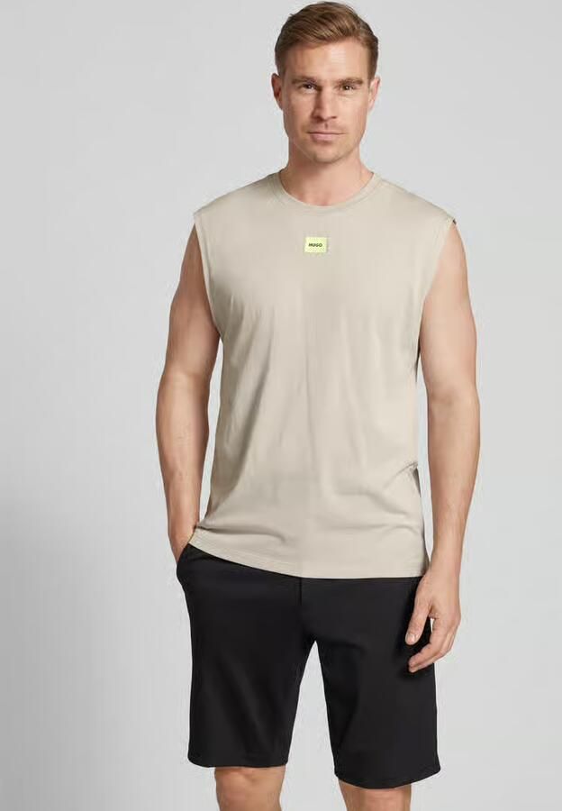 HUGO Tanktop met labelpatch model 'Dankto241' - Foto 2