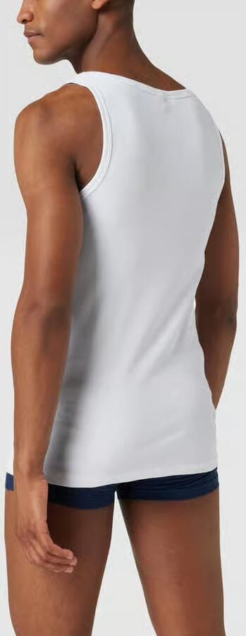 HUGO Tanktop met labelprint in een set van 2 stuks