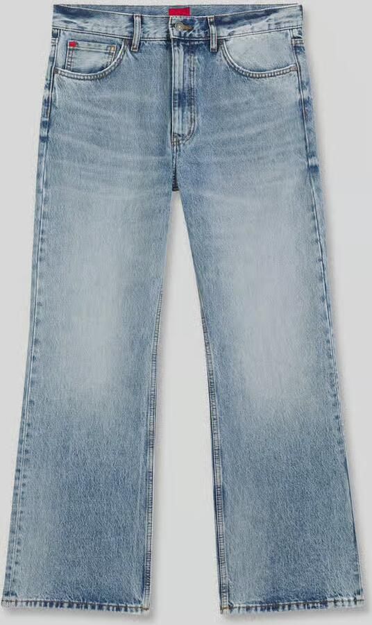 HUGO tapered fit jeans van puur katoen in 5-pocketmodel - Foto 2