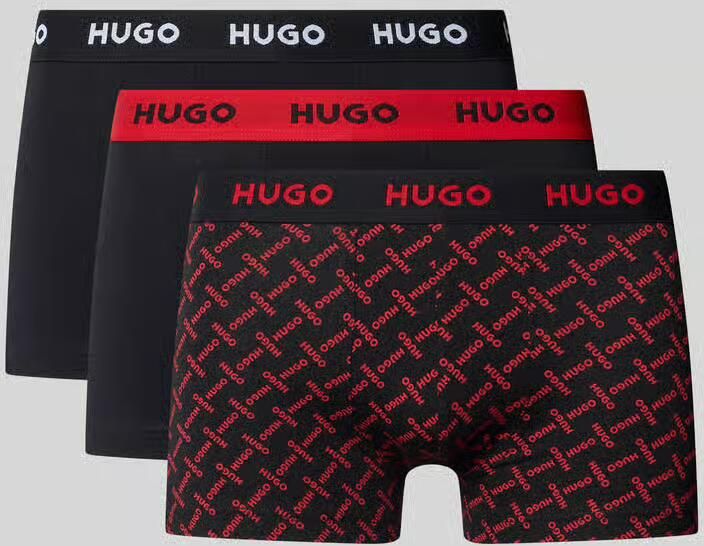 HUGO Trunks van katoenmix in een set van 3 - Foto 3