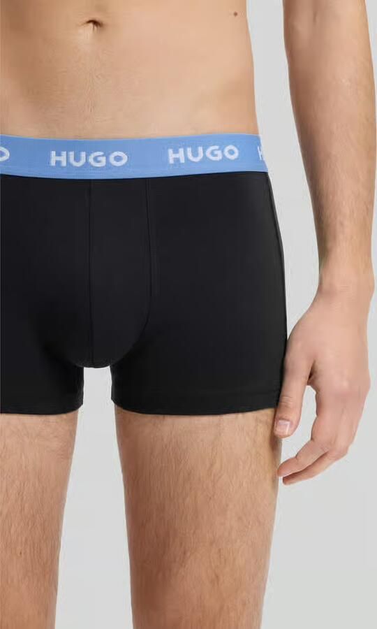 HUGO Trunks van katoenmix in een set van 3