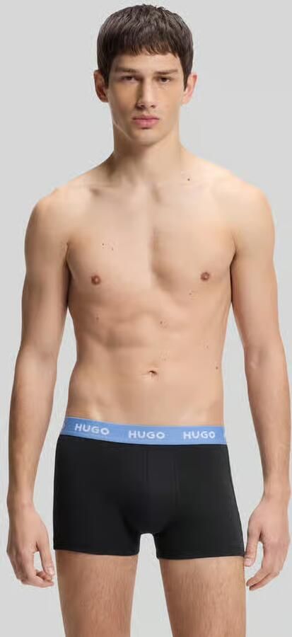 HUGO Trunks van katoenmix in een set van 3 - Foto 2