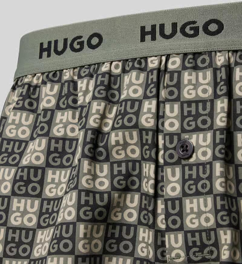 HUGO Trunks van puur katoen in set van 3