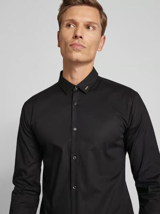HUGO Vrijetijdsoverhemd met labelapplicatie model 'Ero3' - Foto 2