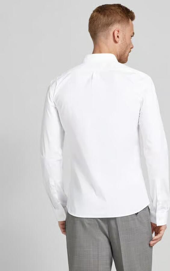 HUGO Extra slim fit vrijetijdsoverhemd met labelpatch model 'Ero' - Foto 3