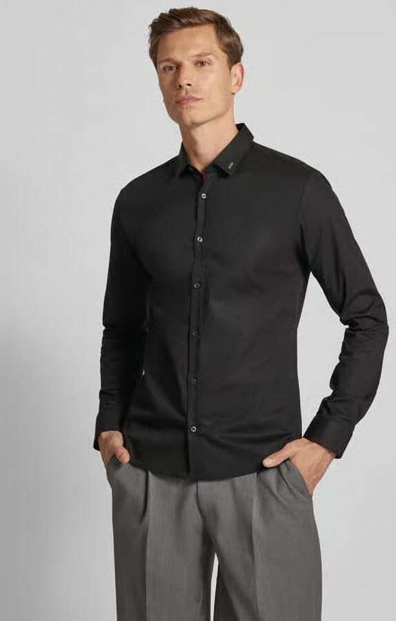 HUGO Vrijetijdsoverhemd met labelapplicatie model 'Ero3' - Foto 2