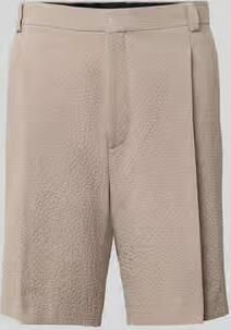 HUGO wide fit chino short van katoenmix