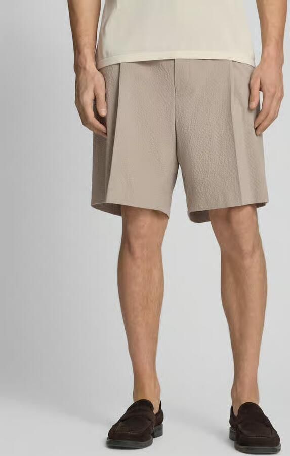 HUGO wide fit chino short van katoenmix - Foto 2