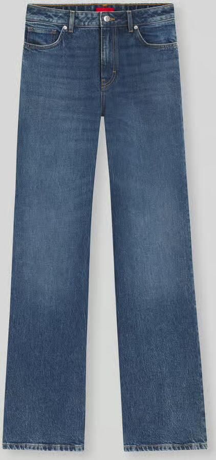 HUGO Wide leg jeans van katoenmix model 'GORINNE' - Foto 2