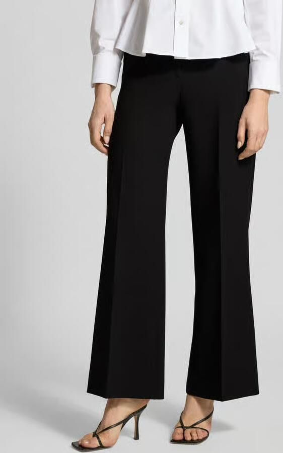 HUGO Wide leg pantalon met viscose Model 'HASMINA' - Foto 2