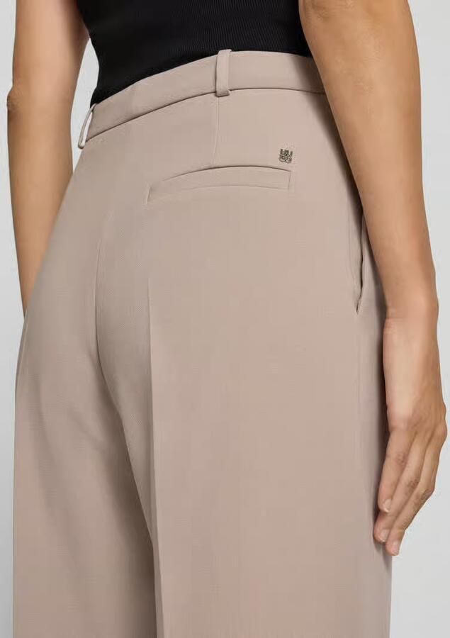HUGO Wide leg stoffen broek met viscose model 'HASMINA'