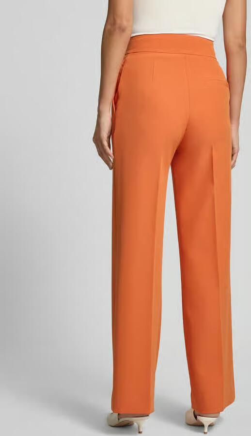 HUGO wide leg wijdte broek met riemlusjes model 'HIMIA-1'