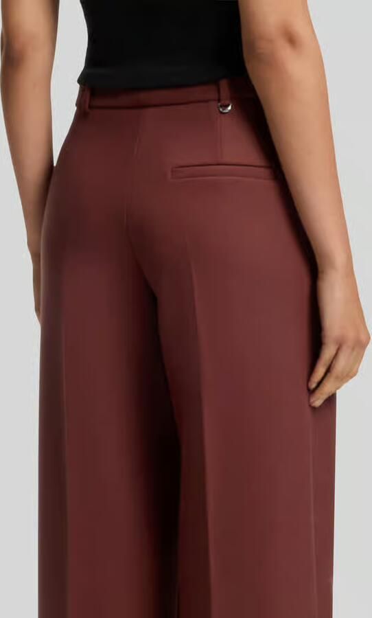 HUGO Wijd vallende broek met viscose model 'Hasmina'