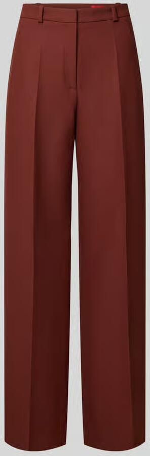 HUGO Wijd vallende broek met viscose model 'Hasmina'