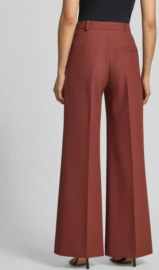 HUGO Wijd vallende broek met viscose model 'Hasmina' - Foto 2
