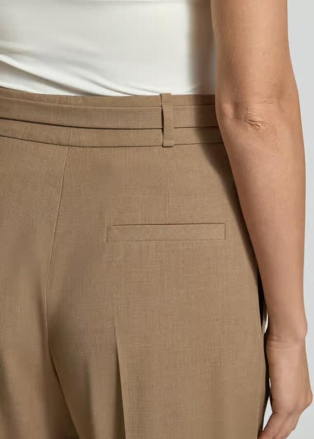 HUGO Wijde broek met viscose model 'HAWELSA' - Foto 2