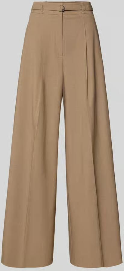 HUGO Wijde broek met viscose model 'HAWELSA'