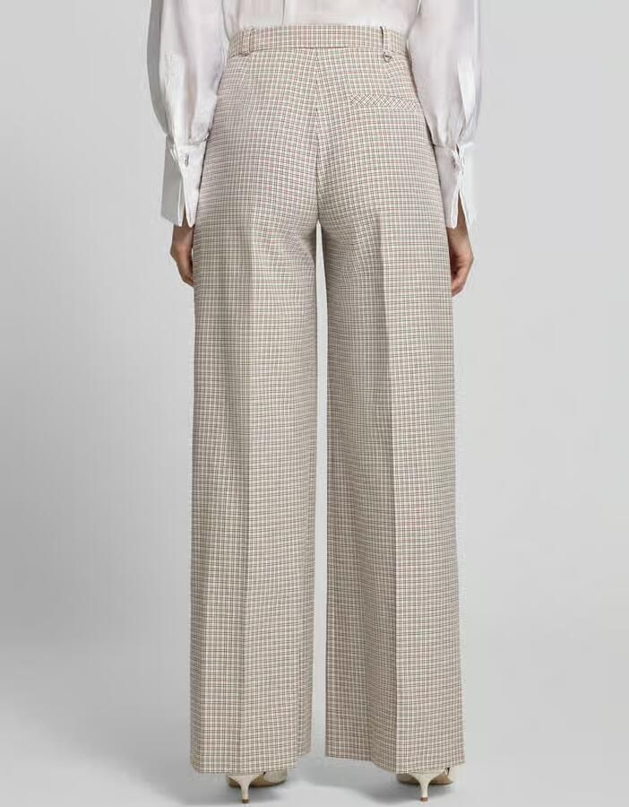 HUGO Wijde broek van katoenmix model 'Herberta'