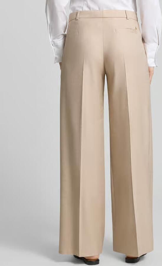 HUGO Wijde broek van viscosemix model 'HALATI'