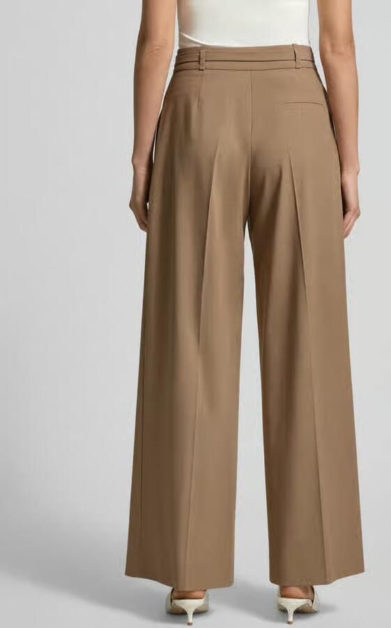 HUGO Wijdte broek met viscose Model 'HAWELSA' - Foto 2