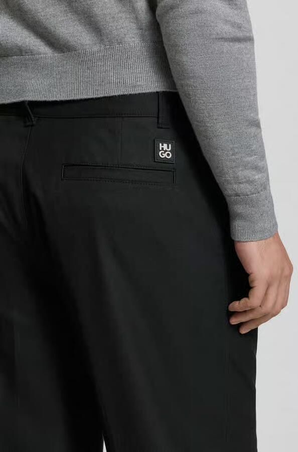 HUGO Wijdte broek met viscose Model 'RIKO261'