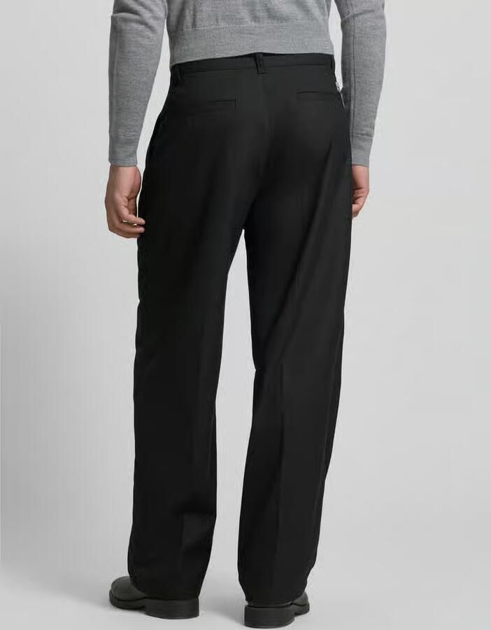 HUGO Wijdte broek met viscose Model 'RIKO261' - Foto 2