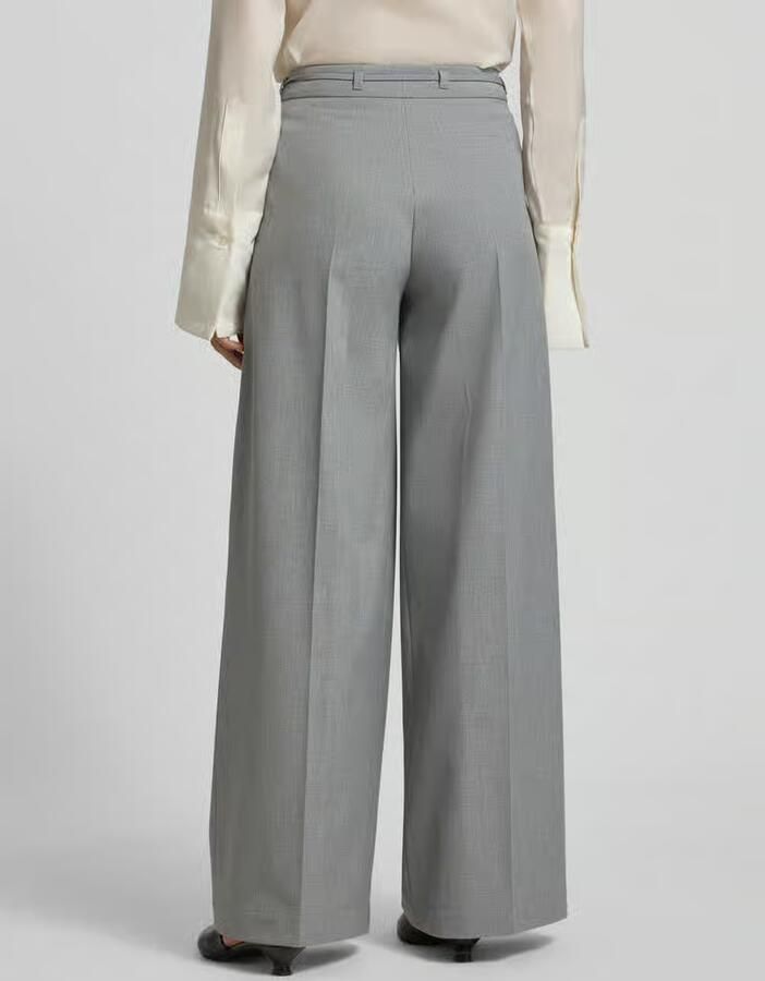 HUGO Wijdvallende broek Met viscose Model 'HAMINDE' - Foto 2