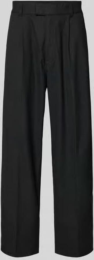 HUGO Wijdvallende broek Met viscose Model 'RIKO261' - Foto 3
