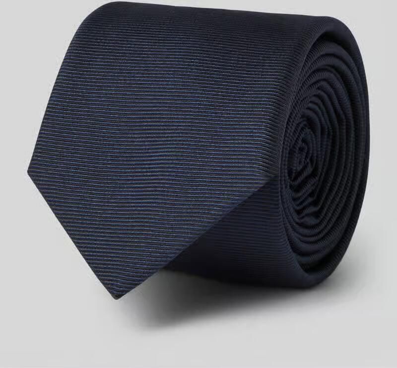 HUGO Zijdemix stropdas met jacquard geweven structuur - Foto 2