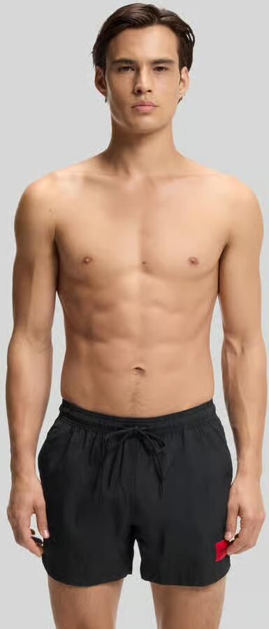 HUGO Regular fit korte zwembroek met labelbadge model 'DOMINICA' - Foto 6