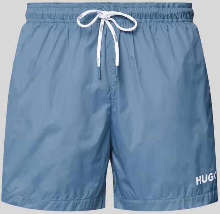 HUGO Zwembroek met labelprint model 'HAITI'