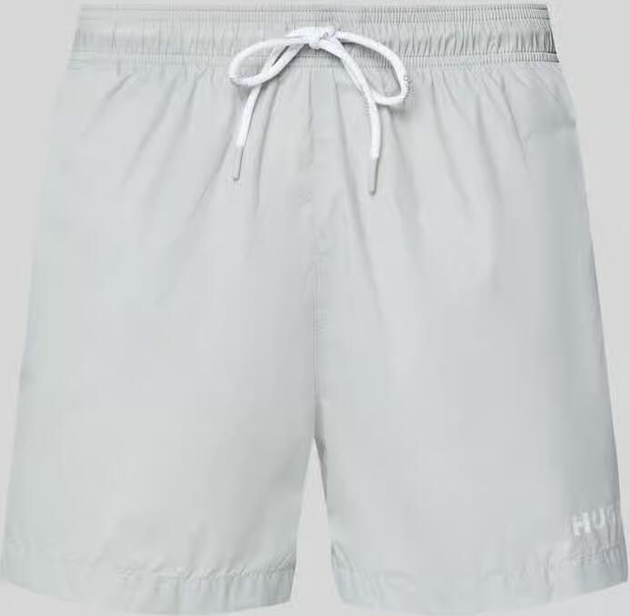 HUGO Relaxed fit zwembroek met labelprint model 'HAITI' - Foto 5