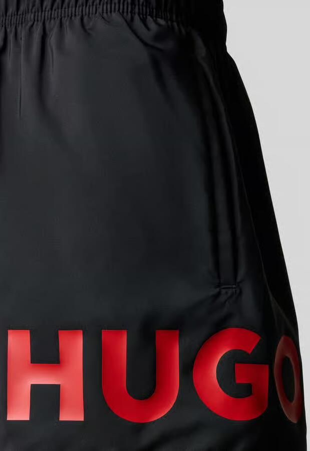 HUGO Zwembroek met labelprint model 'MAKAI'