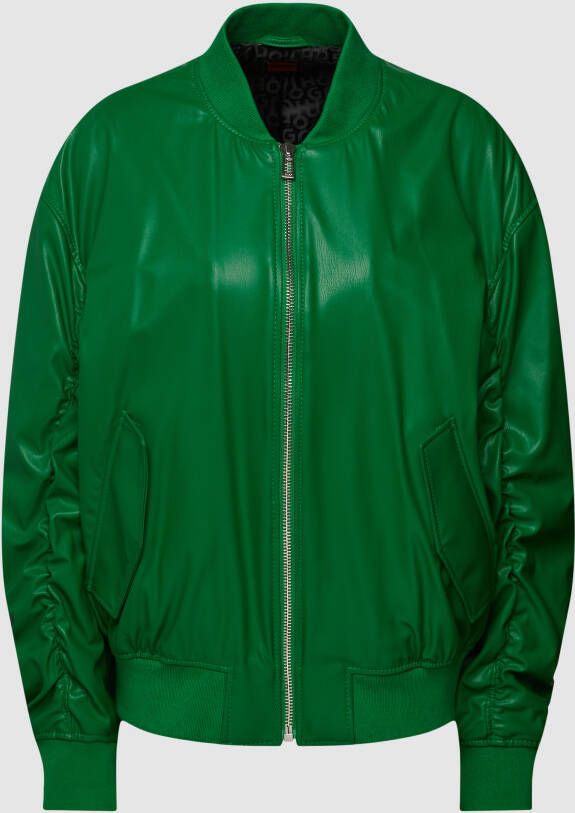 HUGO Jack in leerlook model 'Aleboma'