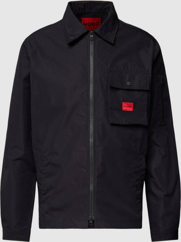 HUGO Regular fit overhemdjack met tweewegsritssluiting model 'Emmond'