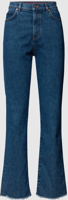 HUGO Jeans met labelpatch model 'Lucillo'