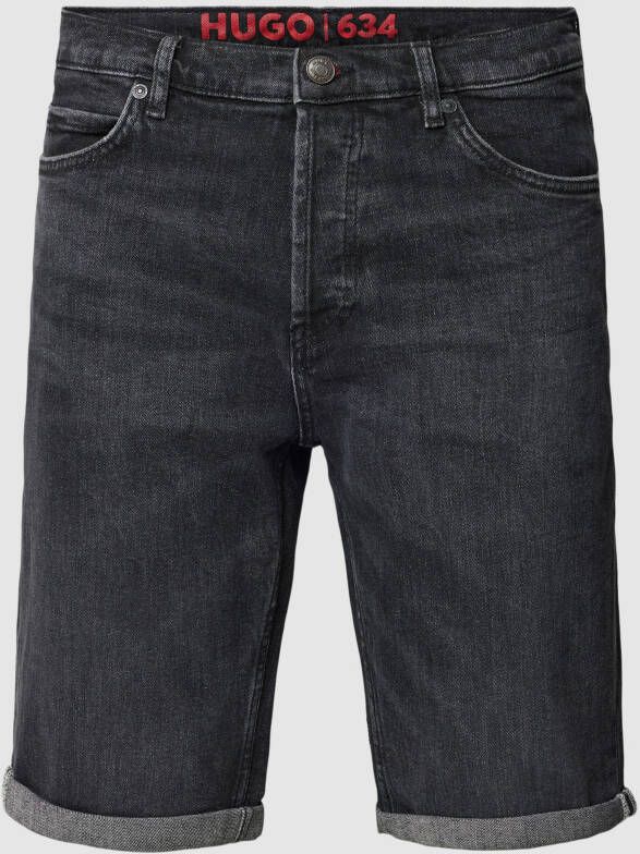 HUGO Korte jeans met 5-pocketmodel